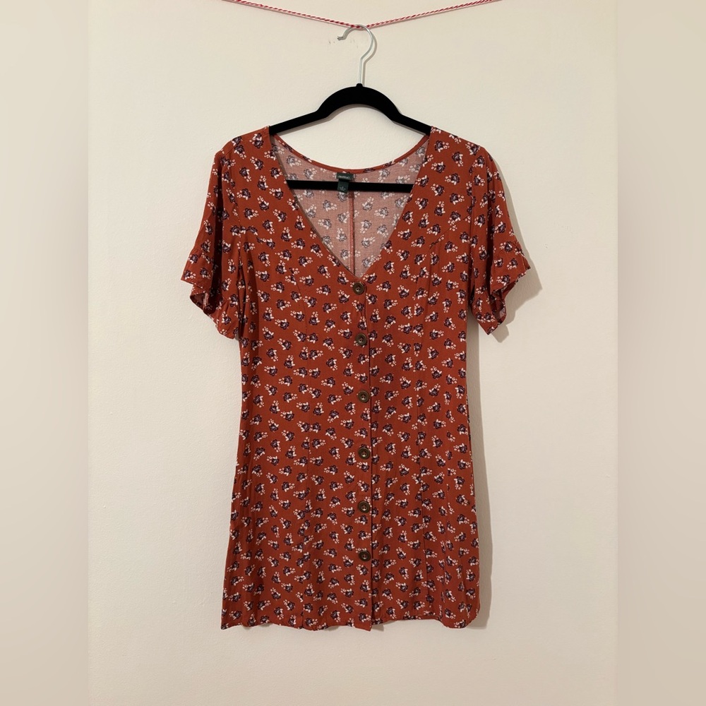 Wild Fable Floral Button Down Dress